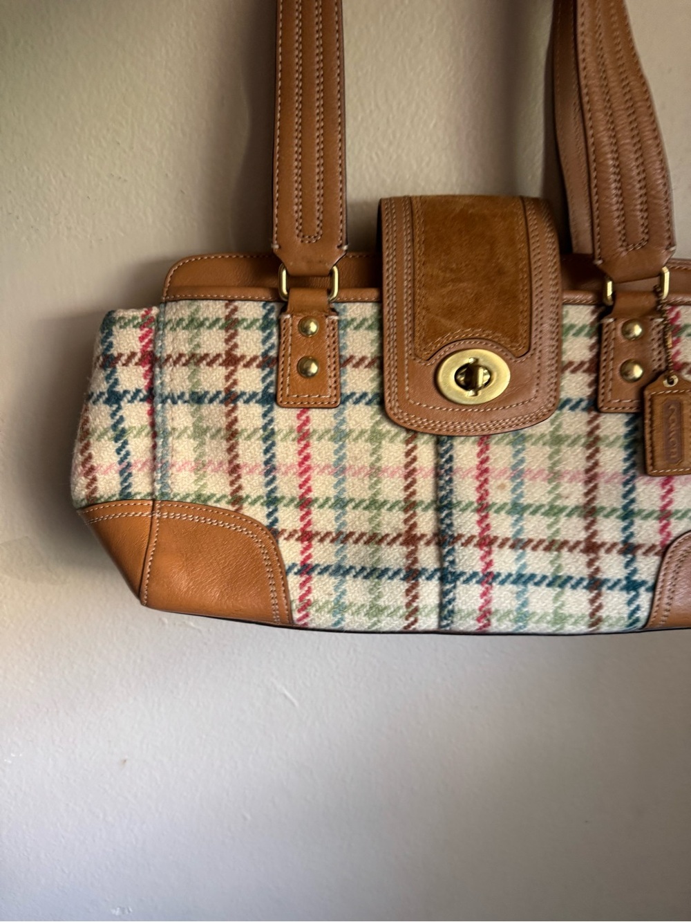 Coach Hampton tattersall bag - Picture 4 of 12